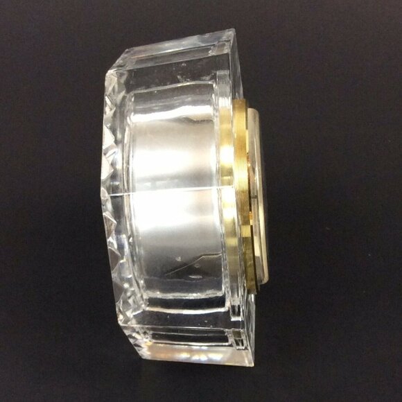 Staiger Crystal Quartz Desk Clock Octagonal Roman Numerals West Germany - Picture 8 of 8